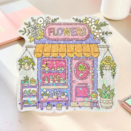 Flowers Hause - Parıltılı- Tekli