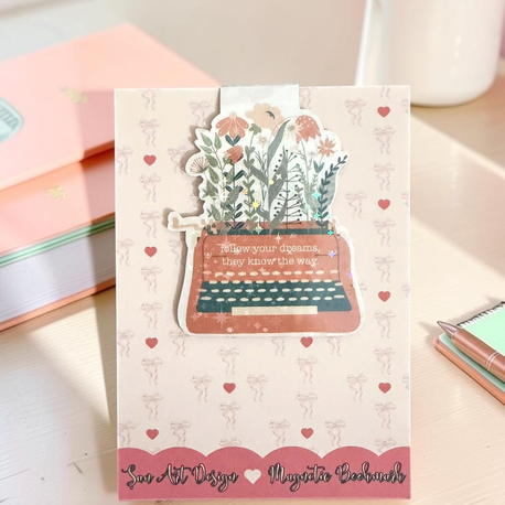 Daktilo Kitap Ayracı Mıknatıslı