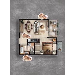 RENDER SERİSİ - 1 ODA