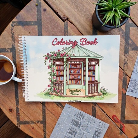 BOOKISH THEME - BOYAMA KİTABI