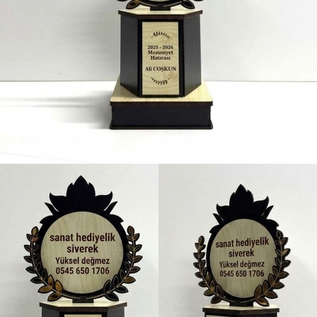 mezuniyet hediyesi plaket 
