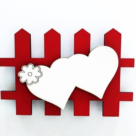 ahşap magnet çift 