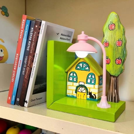 tekli,ışıklı kitap tutucu.