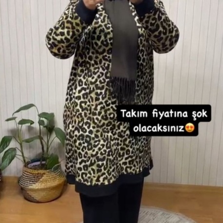 Zebra Mozaik Leopar Desen