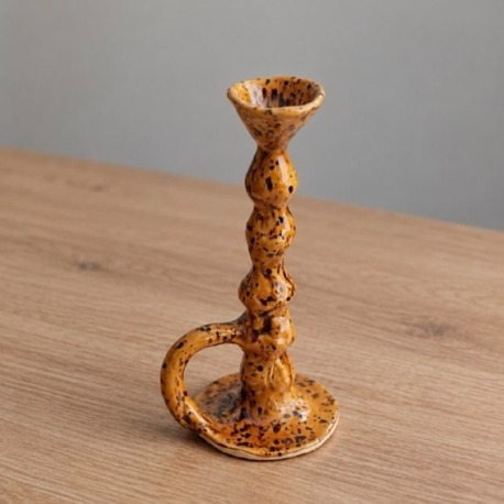 Amber Candle Holder