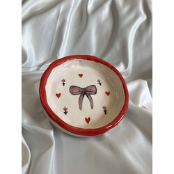 COQUETTE Motifli Takı Tabağı 