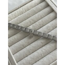 Silver B Harfli İtalyan Charm Bileklik 