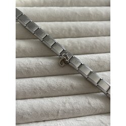 Silver G Harfli İtalyan Charm Bileklik 