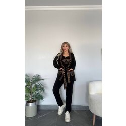 Versace siyah taşlı