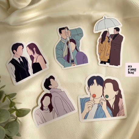 5'li K-Drama Sticker Seti 2