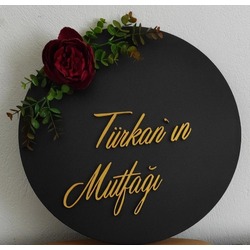 Kişiye özel tasarım ahşap tablo