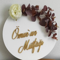 Kişiye özel tasarım ahşap tablo