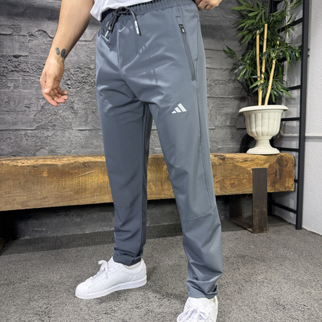 Adidas logo print Eşofman Altı Füme
