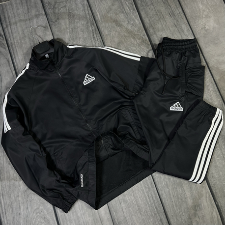 Adidas Performance fabric Tracksuit Siyah Siyah 