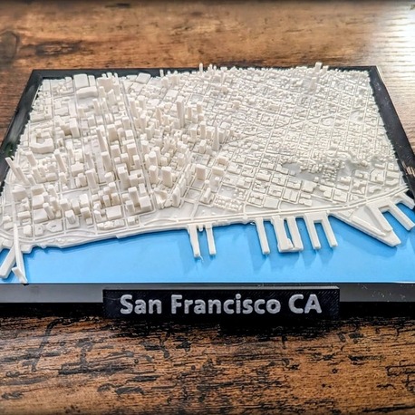 San Francisco California Şehir Maketi