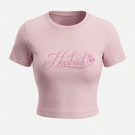 Pink Cherry Baby Tee