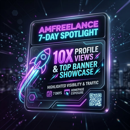 AMFreelance 7-Day Homepage Spotlight Showcase