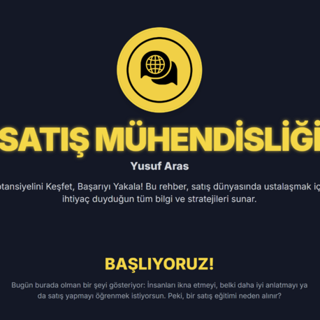 15 Modülde Satış Mühendisliğinden Mezun Ol!