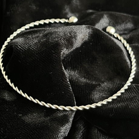 Silver Burgu Manşet Bileklik