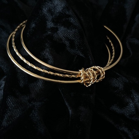 Gold Çelik Üçlü Bilezik
