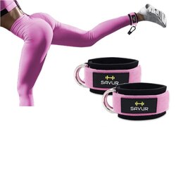 Professional Ankle Strap - Ayak Bileği Kayışları, Fitness Ayak Bilekliği Çift Demirli-2 Adet