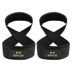 8 Loop Lifting Straps Siyah - Ağırlık Çekme Kayışı