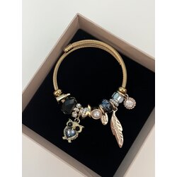 Baykuş Pandora Charm Bilezik