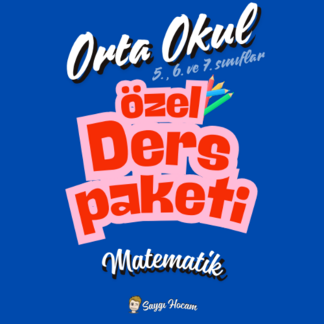 5-6-7 sınıflar için online ders 40dk 