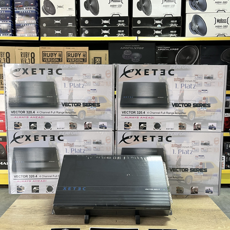 Xetec Vector 320.4 4 Kanal Başı 80 Rms Oto Amfi