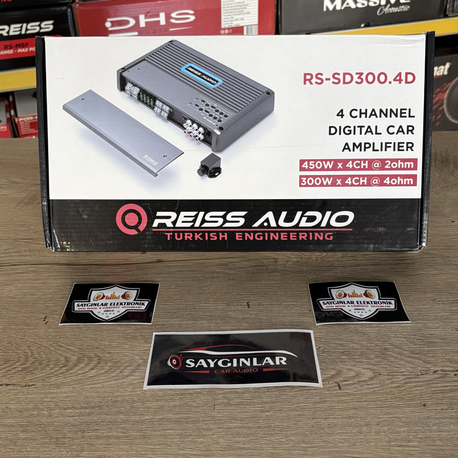Reiss Audio RS-SD300.4D Class Profesyonel Midrange Amfisi
