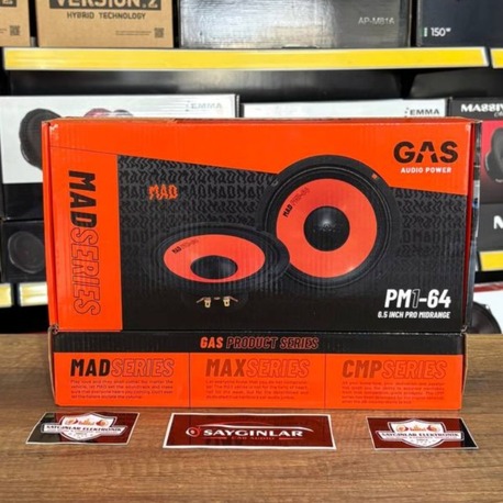 Gas Audio PM1-64 | GAS MAD Serisi 16 cm Midrange 60 Rms Midrange