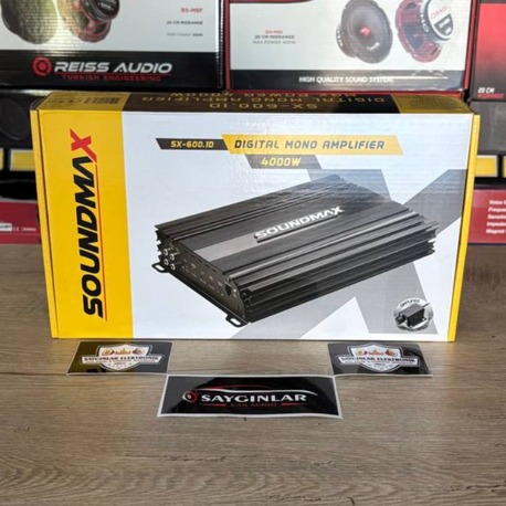 Soundmax SX-600.1 D Class 600 Rms Mono Amfi