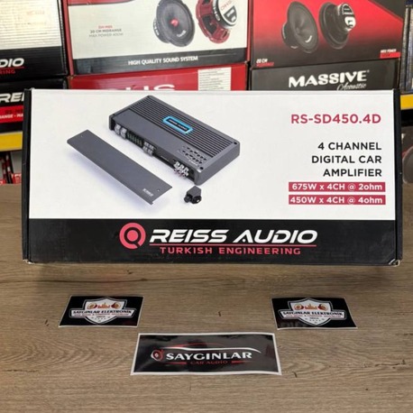 Reiss Audio RS-SD450.4 D Class Profesyonel Amfi