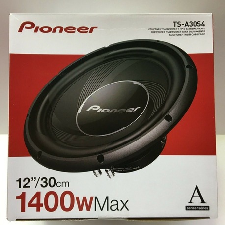 Pioneer TS-A30S4 1400 Watt 400 Rms 30 Cm Tek Bobin Subwoofer
