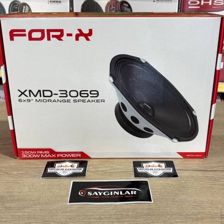 For-x XMD-3069 300 Watt 150 Rms Oval Midrange
