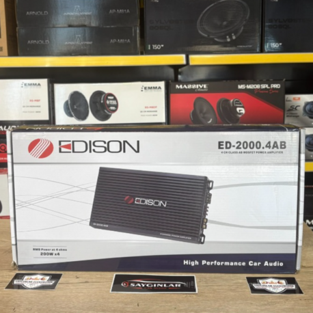 EDİSON ED-2000.4 AB Class Profesyonel Amfi 200x4
