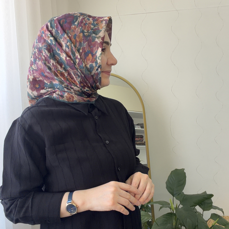 Zer organik Pamuk eşarp 