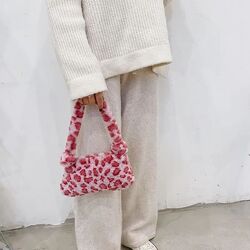 Fashion Women Cow Print Mini Shoulder Bags
