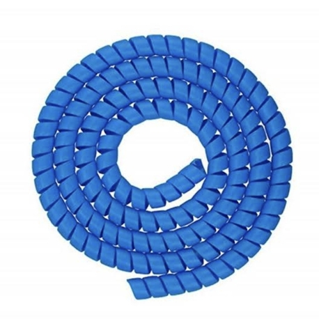 Mat Mavi Kablo Koruyucu Spiral 1 Metre – Elektrikli Scooter ve Bisiklet Uyumlu