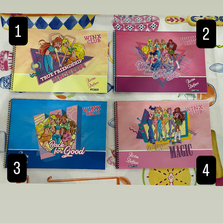 Winx Club Lisanslı Küçük Resim Defteri 