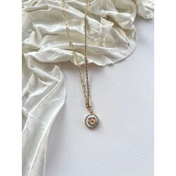 Mix Flower Steel Kolye