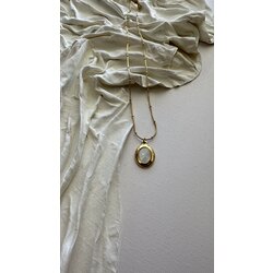 Pearlescent Steel Kolye