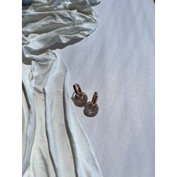 Yuvarlak Taşlı VIP Küpe