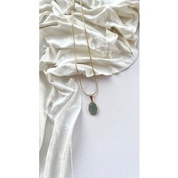 Green Serenity Steel Kolye