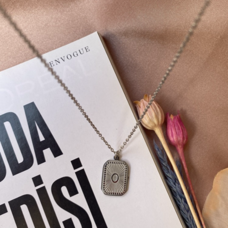 silver antik kolye IV | çelik