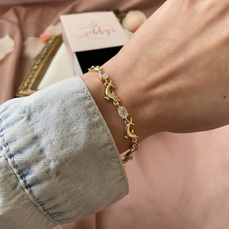 gold balık bileklik | altın kaplama 