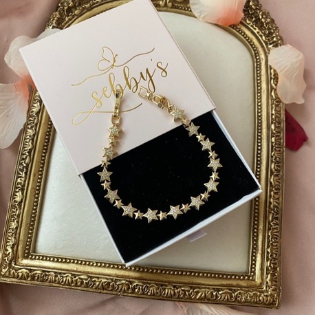 gold yıldız bileklik | altın kaplama