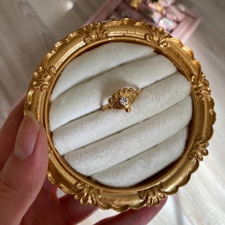 gold göz yüzük | çelik