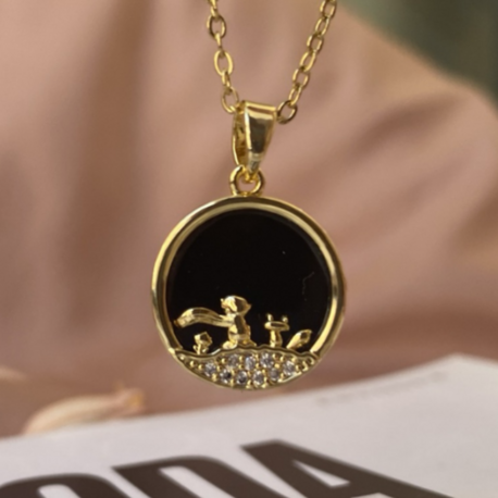 little prince kolye | çelik