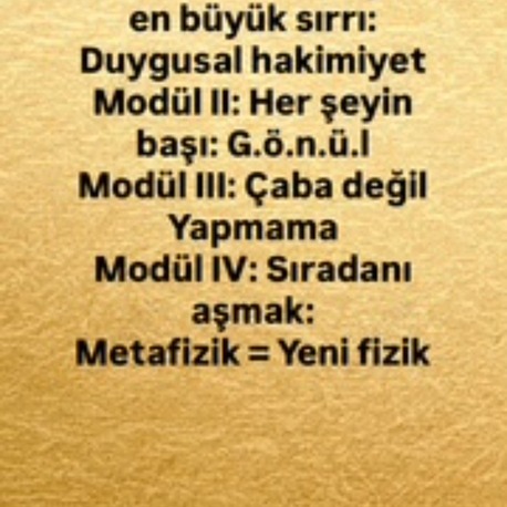 Ruhun Bilimi _ Modül I: Duygusal Hakimiyet